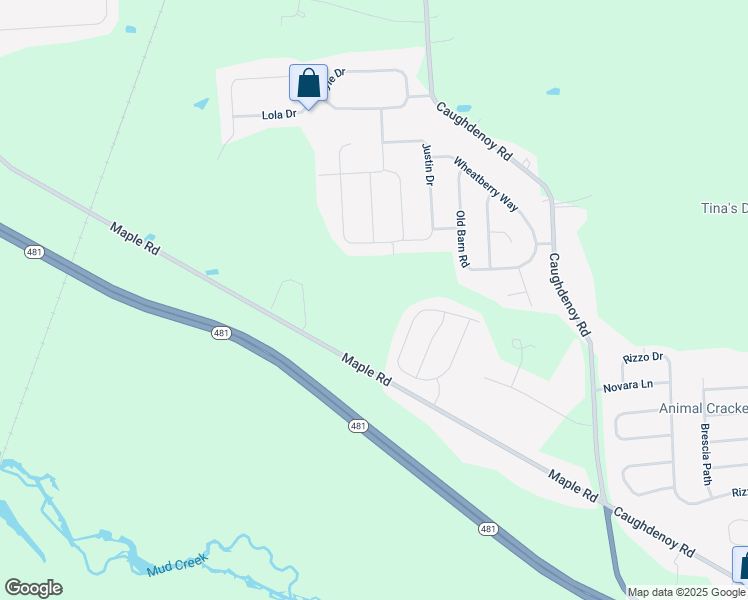 map of restaurants, bars, coffee shops, grocery stores, and more near 5052 Hackberry Lane in Clay