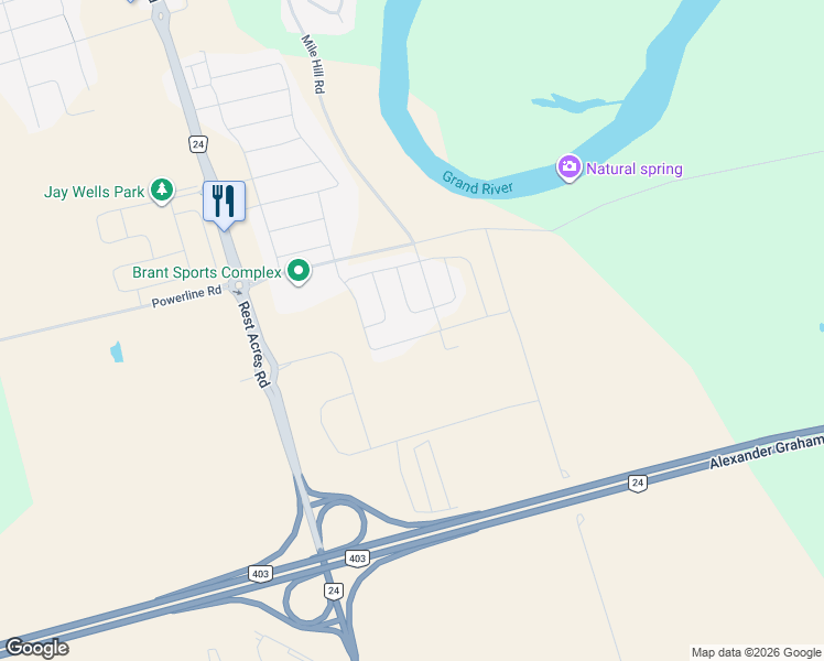 map of restaurants, bars, coffee shops, grocery stores, and more near 75 Hitchman Street in Brant