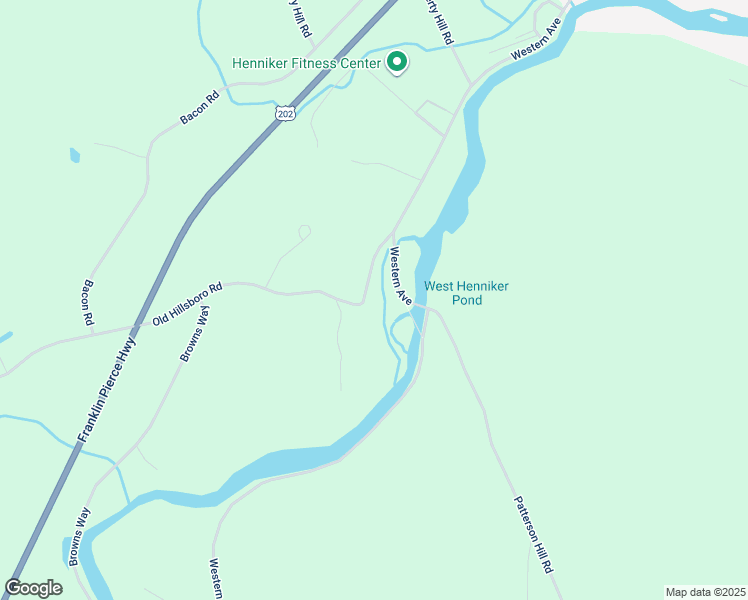 map of restaurants, bars, coffee shops, grocery stores, and more near 100 Old Hillsboro Road in Henniker