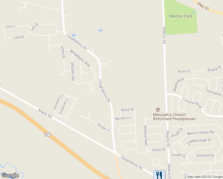 map of restaurants, bars, coffee shops, grocery stores, and more near 8216 Caughdenoy Road in Clay