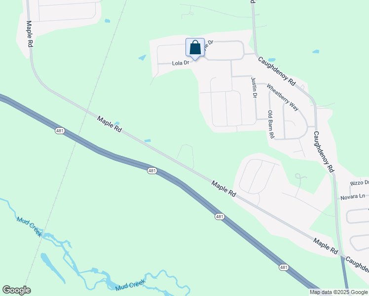 map of restaurants, bars, coffee shops, grocery stores, and more near 4983 Greenberry Drive in Clay