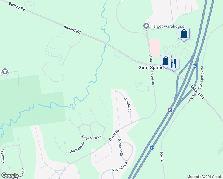 map of restaurants, bars, coffee shops, grocery stores, and more near 29 Cherry Lane in Wilton