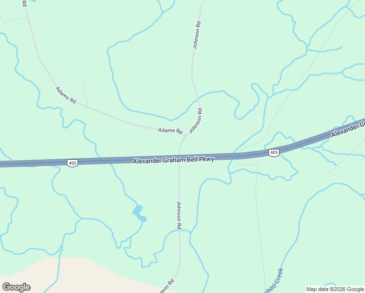 map of restaurants, bars, coffee shops, grocery stores, and more near 323 Johnson Road in Brantford