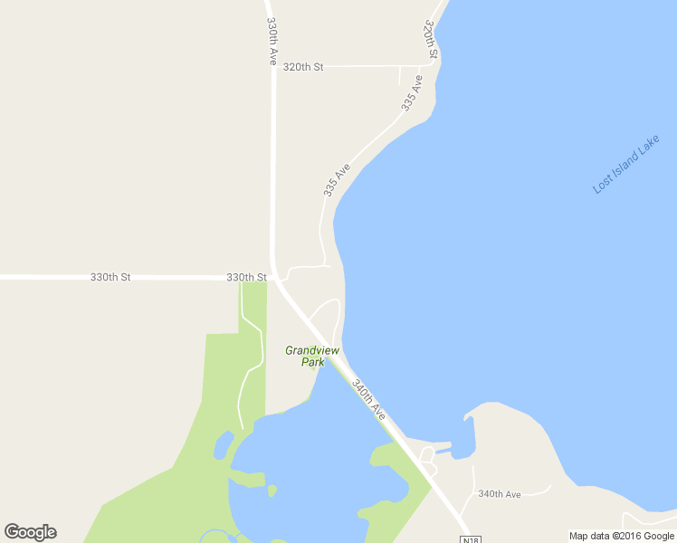 map of restaurants, bars, coffee shops, grocery stores, and more near 3286 335 Avenue in Ruthven