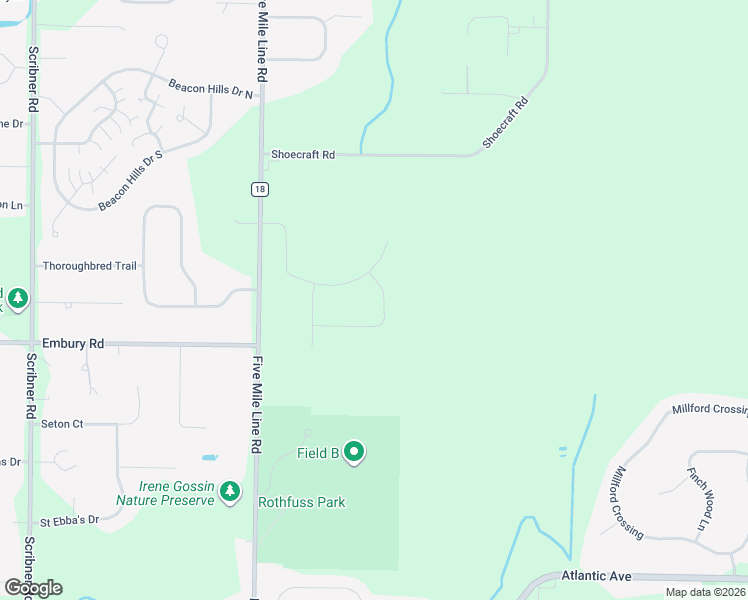 map of restaurants, bars, coffee shops, grocery stores, and more near 19 Mount Eagle Drive in Penfield