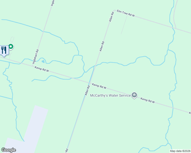map of restaurants, bars, coffee shops, grocery stores, and more near 229-265 Allen Road in Grimsby
