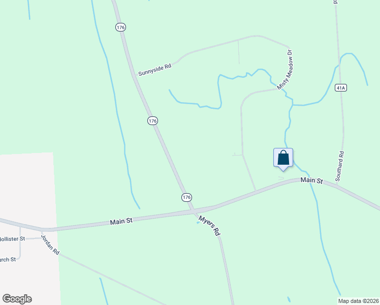 map of restaurants, bars, coffee shops, grocery stores, and more near 11404 New York 176 in Cato