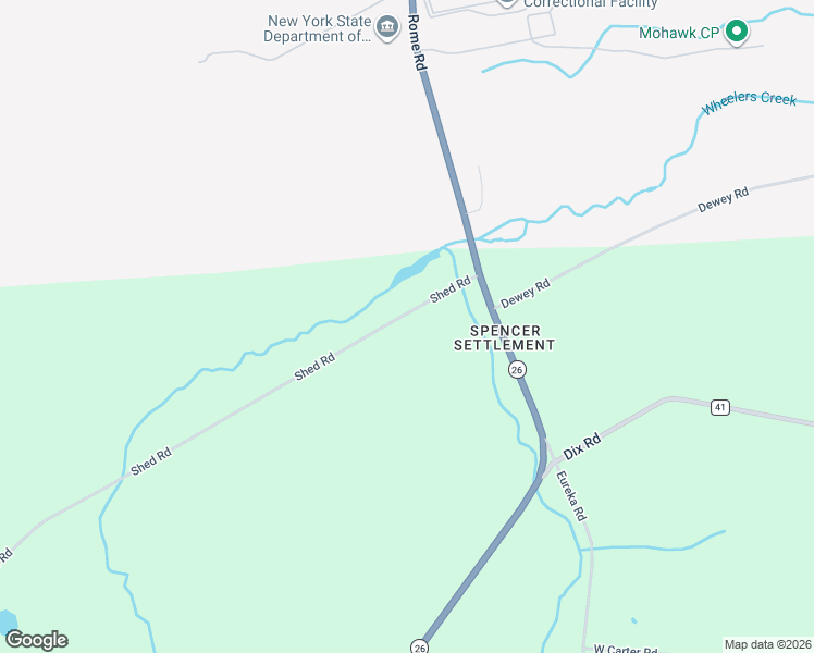 map of restaurants, bars, coffee shops, grocery stores, and more near 6054 Shed Rd in Rome