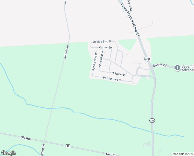 map of restaurants, bars, coffee shops, grocery stores, and more near Pazdur Boulevard South in Rome