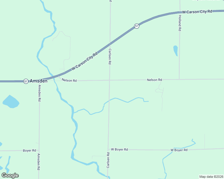 map of restaurants, bars, coffee shops, grocery stores, and more near 8551 Carlson Road in Sheridan