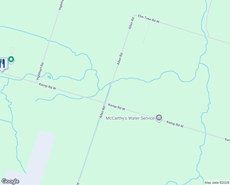 map of restaurants, bars, coffee shops, grocery stores, and more near 229-265 Allen Road in Grimsby