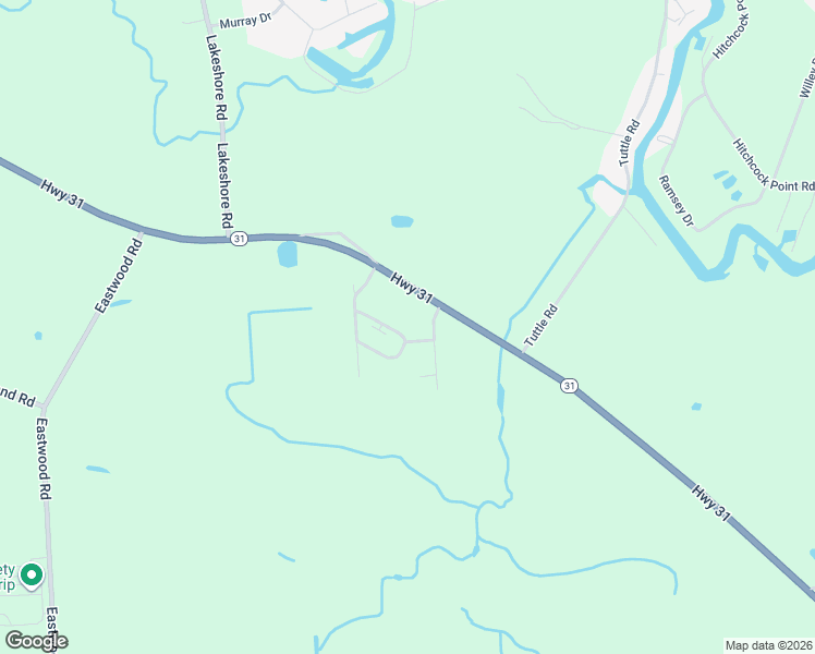 map of restaurants, bars, coffee shops, grocery stores, and more near 7515 Windview Circle in Bridgeport