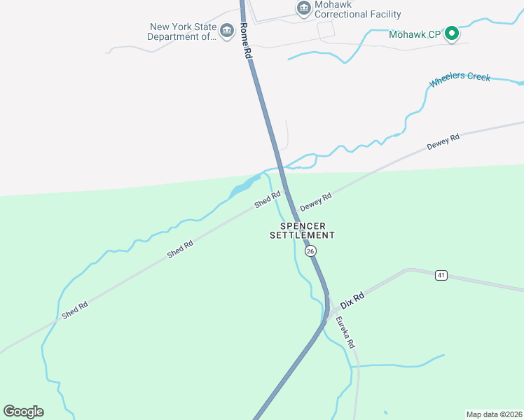 map of restaurants, bars, coffee shops, grocery stores, and more near 6068 Shed Rd in Rome