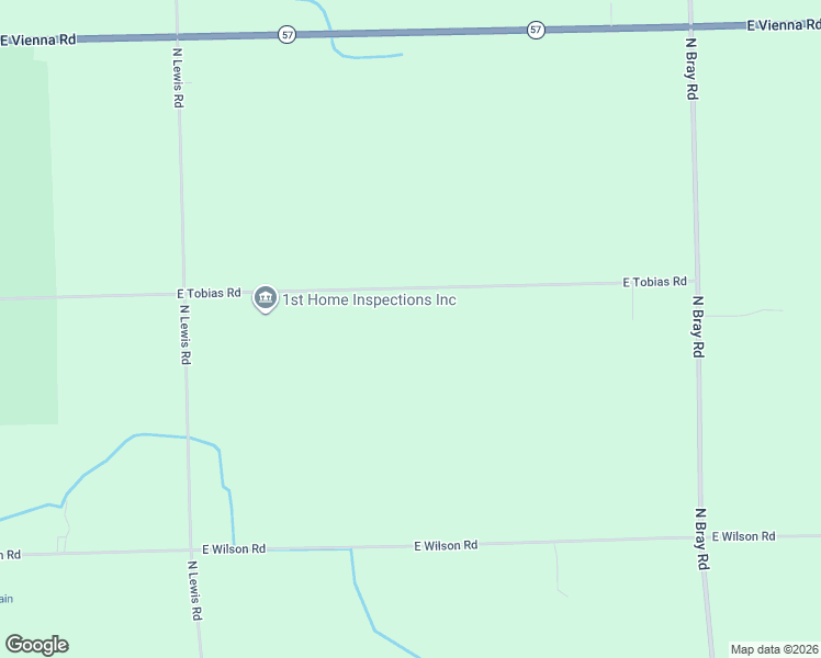 map of restaurants, bars, coffee shops, grocery stores, and more near 2222 East Tobias Road in Clio