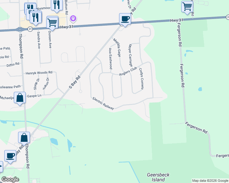 map of restaurants, bars, coffee shops, grocery stores, and more near 6260 Addison Loomis in Cicero
