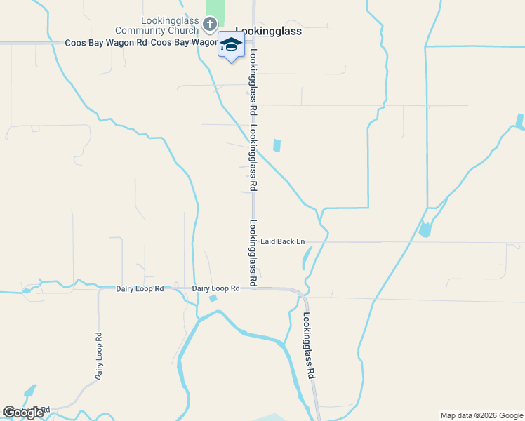 map of restaurants, bars, coffee shops, grocery stores, and more near 7925 Lookingglass Road in Roseburg