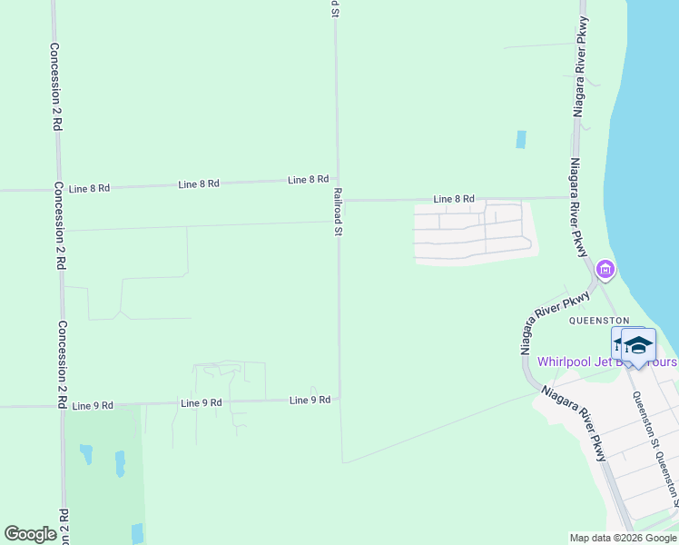 map of restaurants, bars, coffee shops, grocery stores, and more near 454 Concession 1 Road in Niagara-on-the-Lake