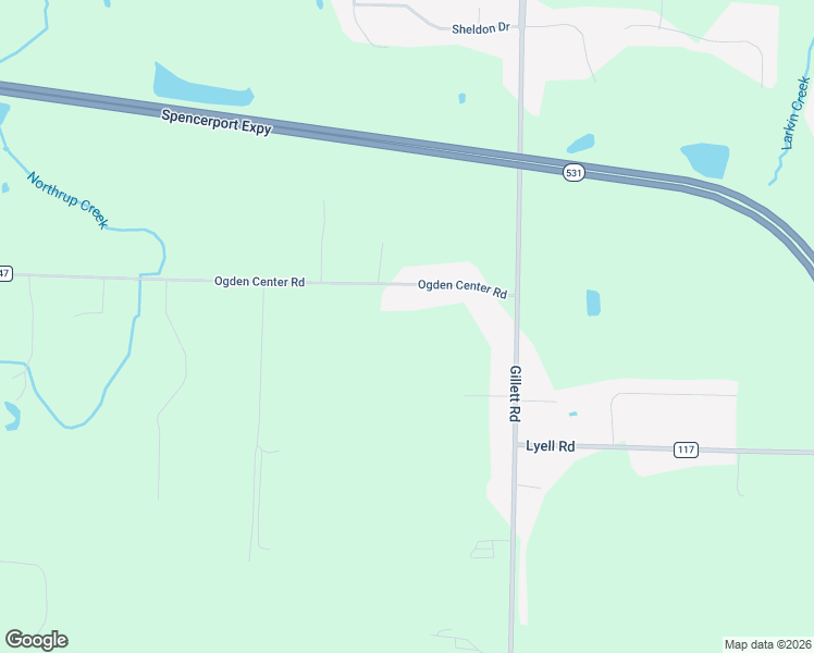 map of restaurants, bars, coffee shops, grocery stores, and more near 39 Ogden Center Rd in Spencerport