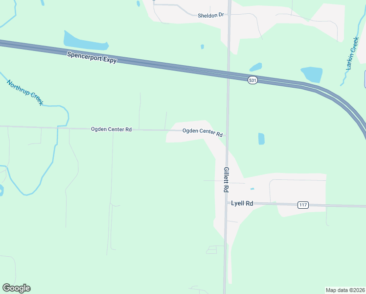 map of restaurants, bars, coffee shops, grocery stores, and more near 39 Ogden Center Rd in Spencerport