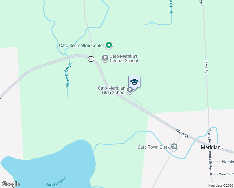 map of restaurants, bars, coffee shops, grocery stores, and more near 2851 New York 370 in Cato