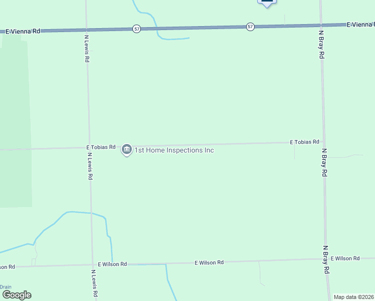 map of restaurants, bars, coffee shops, grocery stores, and more near 2222 East Tobias Road in Clio