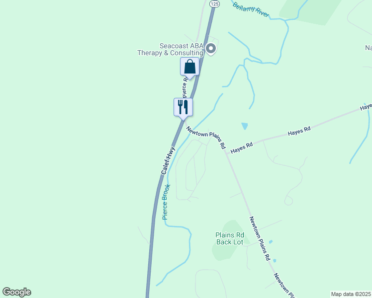 map of restaurants, bars, coffee shops, grocery stores, and more near 71 Roberts Road in Barrington