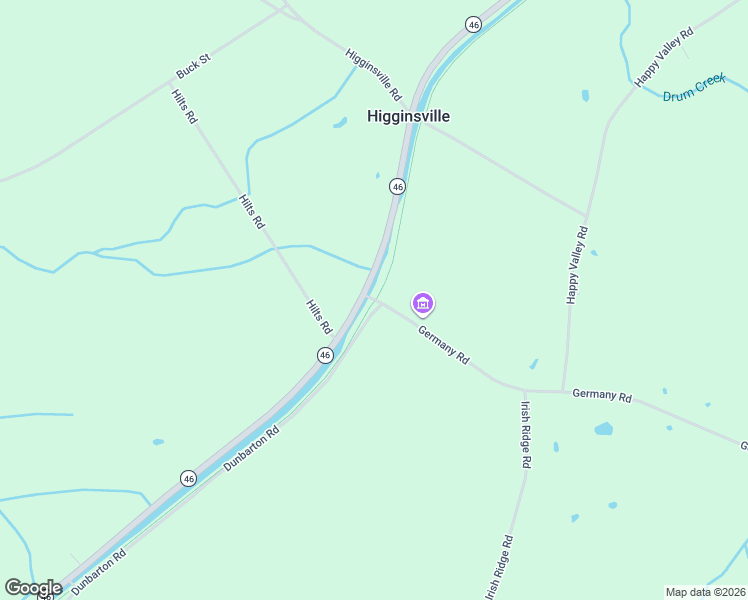 map of restaurants, bars, coffee shops, grocery stores, and more near 6514 Germany Rd in Durhamville