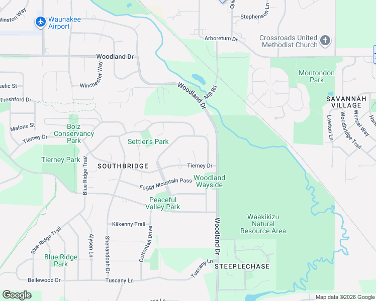 map of restaurants, bars, coffee shops, grocery stores, and more near 1703 Suwannee Circle in Waunakee
