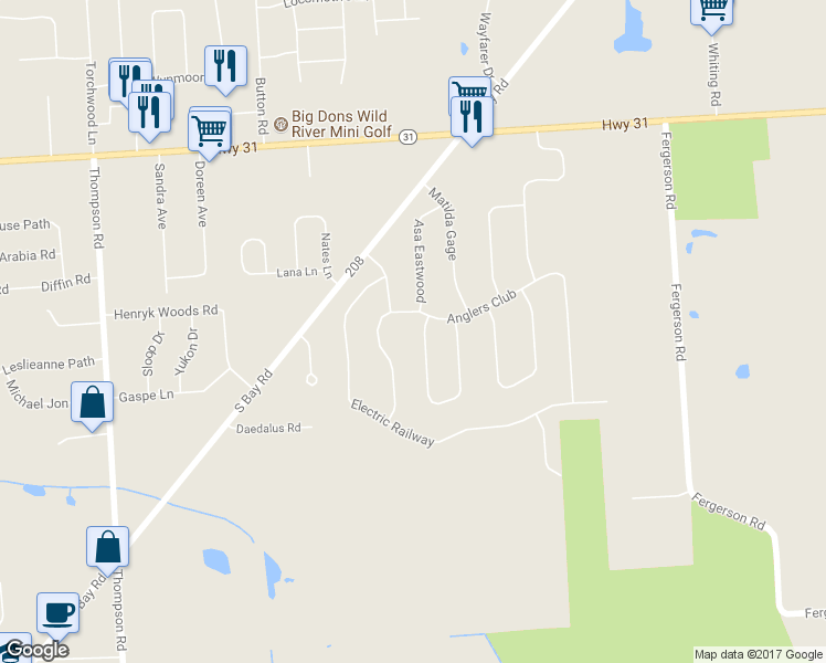 map of restaurants, bars, coffee shops, grocery stores, and more near 6283 Addison Loomis in Cicero