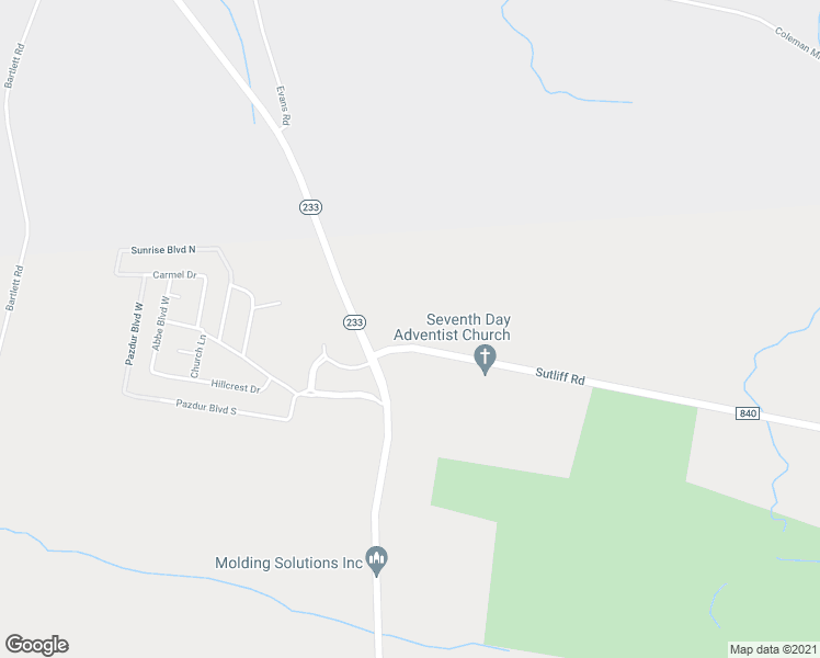 map of restaurants, bars, coffee shops, grocery stores, and more near 6764 Sutliff Road in Rome