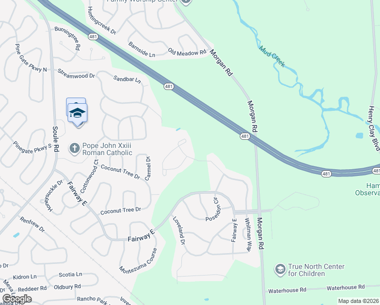map of restaurants, bars, coffee shops, grocery stores, and more near 8261 Gabion Way in Liverpool
