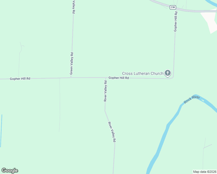 map of restaurants, bars, coffee shops, grocery stores, and more near N9094 River Valley Road in Ixonia