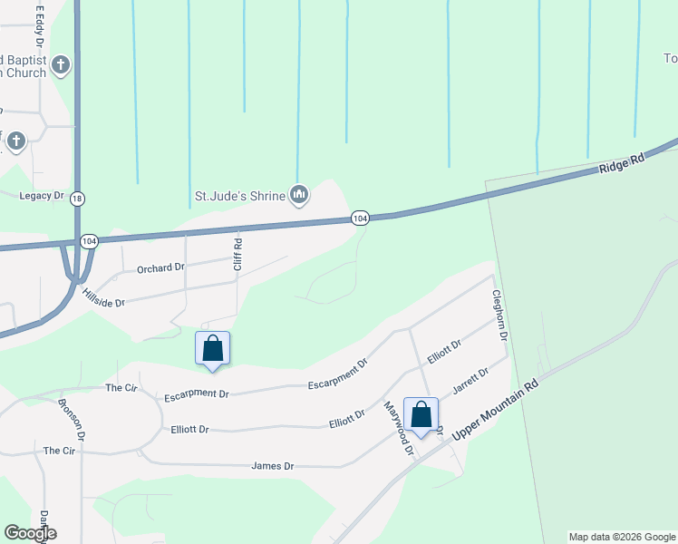 map of restaurants, bars, coffee shops, grocery stores, and more near 1014 Little Vista Drive in Lewiston