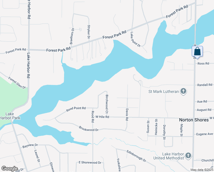 map of restaurants, bars, coffee shops, grocery stores, and more near 4420 Cherrywood Court in Norton Shores