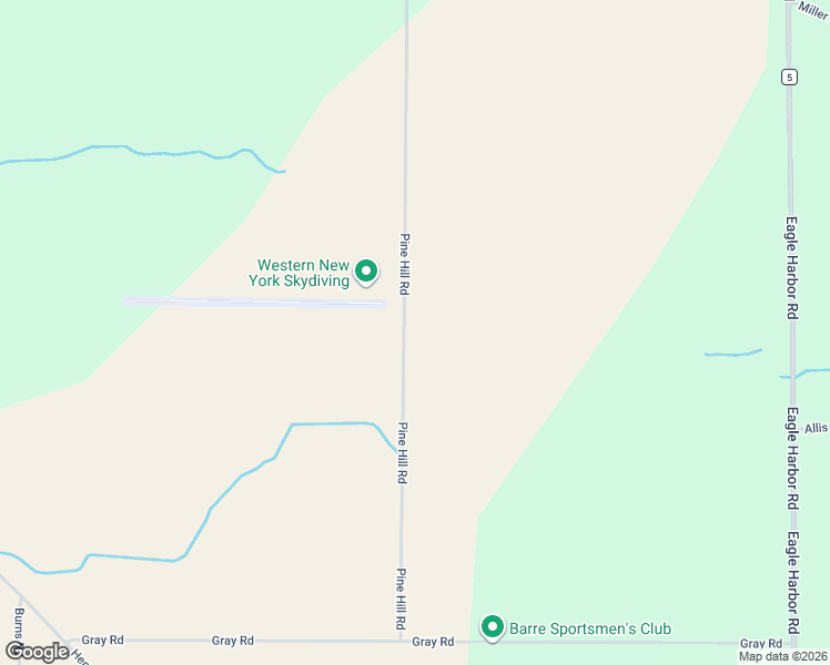 map of restaurants, bars, coffee shops, grocery stores, and more near 4917 Pine Hill Road in Albion