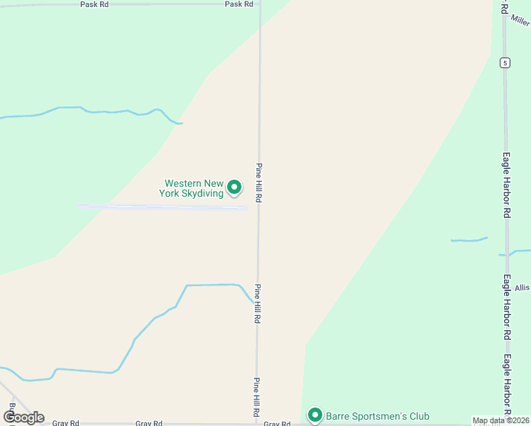 map of restaurants, bars, coffee shops, grocery stores, and more near 4917 Pine Hill Road in Albion