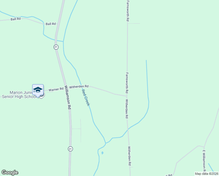 map of restaurants, bars, coffee shops, grocery stores, and more near 4600 Witherden Road in Marion