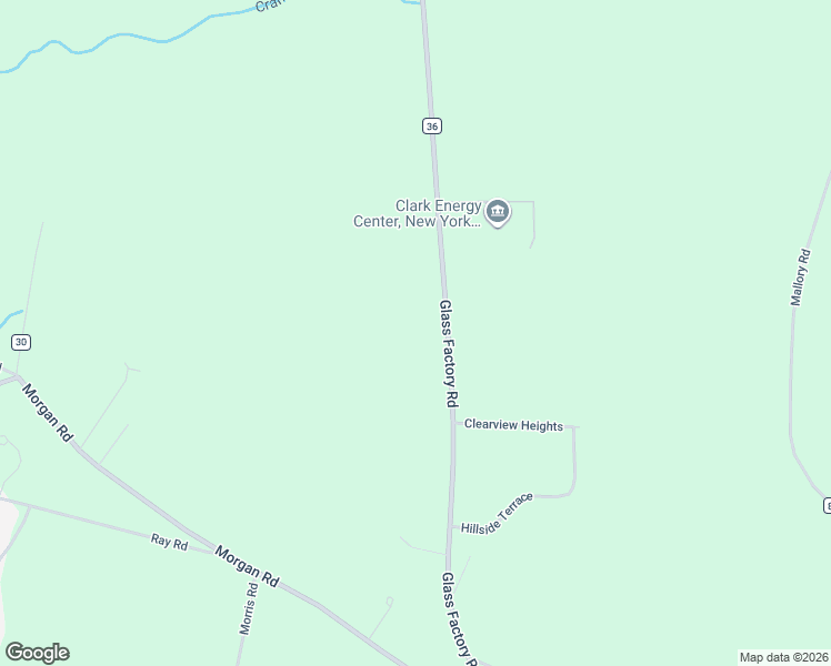 map of restaurants, bars, coffee shops, grocery stores, and more near 6461 Glass Factory Road in Marcy