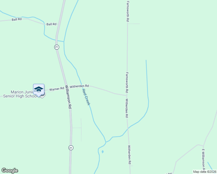 map of restaurants, bars, coffee shops, grocery stores, and more near 4600 Witherden Road in Marion