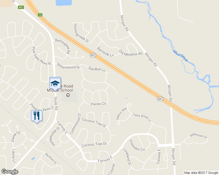 map of restaurants, bars, coffee shops, grocery stores, and more near 8238 Tuna Path in Liverpool