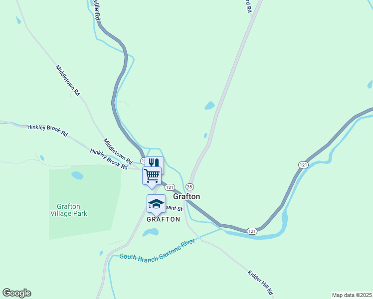 map of restaurants, bars, coffee shops, grocery stores, and more near 201 Chester Hill Road in Grafton