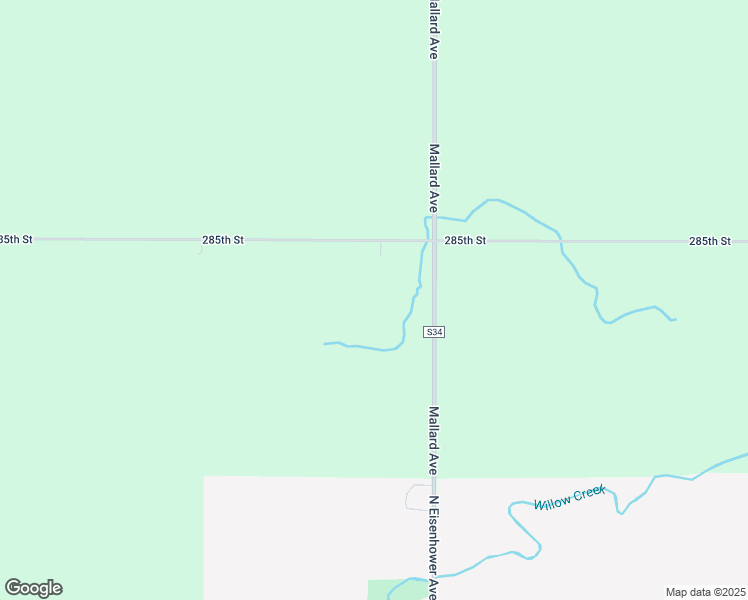 map of restaurants, bars, coffee shops, grocery stores, and more near 12871 285th Street in Mason City