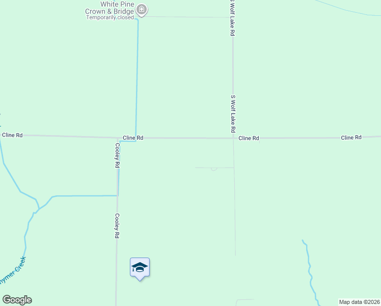 map of restaurants, bars, coffee shops, grocery stores, and more near 5417 Cline Road in Fruitport Charter Township