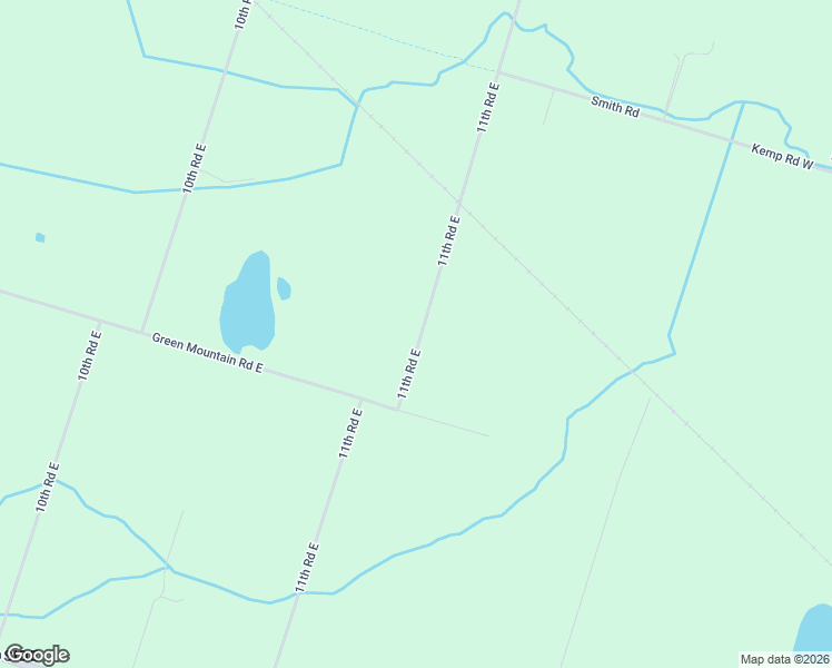 map of restaurants, bars, coffee shops, grocery stores, and more near 483 11th Road East in Hamilton