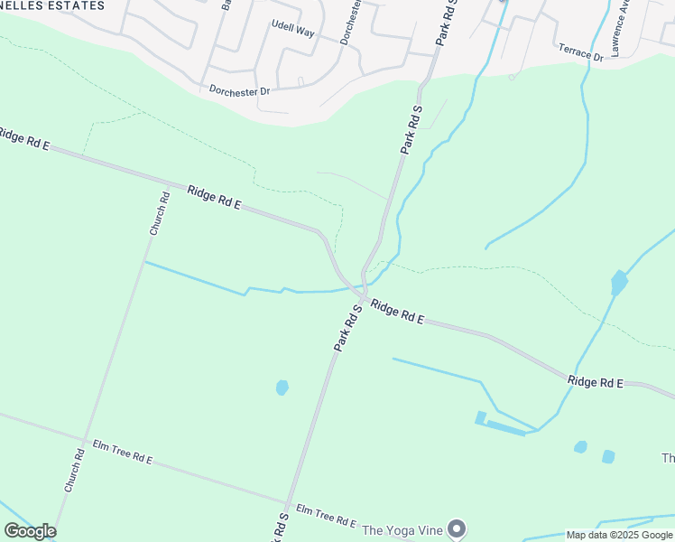 map of restaurants, bars, coffee shops, grocery stores, and more near Ridge Road East in Grimsby