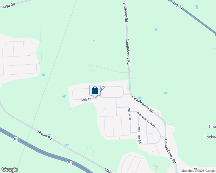 map of restaurants, bars, coffee shops, grocery stores, and more near 5182 Lyle Drive in Clay