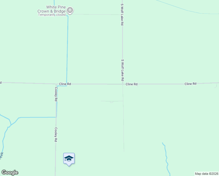 map of restaurants, bars, coffee shops, grocery stores, and more near 5575 Cline Road in Fruitport Charter Township