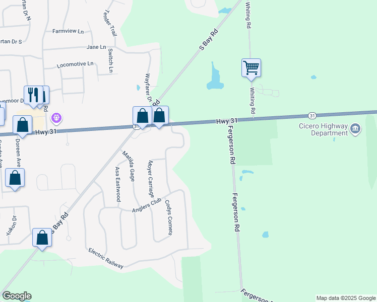 map of restaurants, bars, coffee shops, grocery stores, and more near 8382 Boyko Farm in Cicero