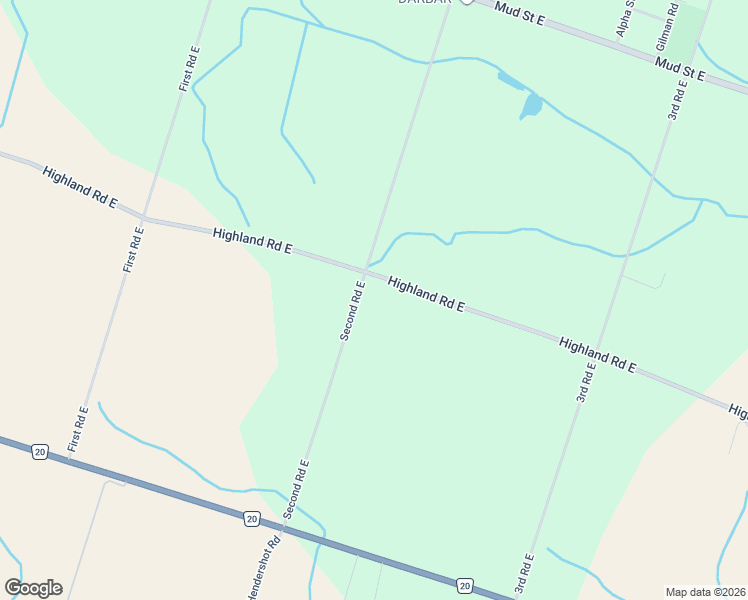map of restaurants, bars, coffee shops, grocery stores, and more near 120 Second Road East in Hamilton