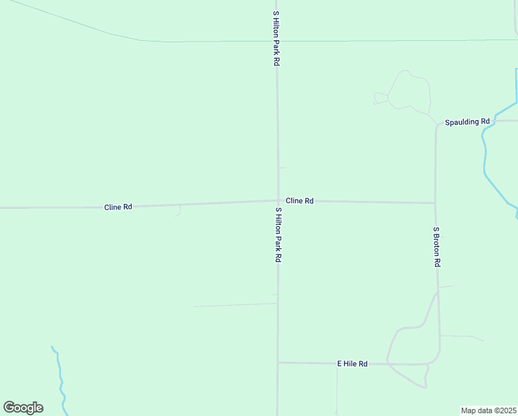 map of restaurants, bars, coffee shops, grocery stores, and more near 6349 Cline Road in Muskegon County